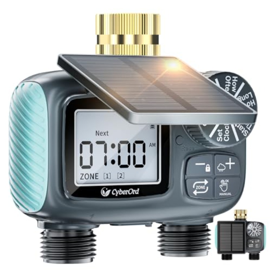 Outdoor Power With Timer - Garden hose timer for outdoor irrigation