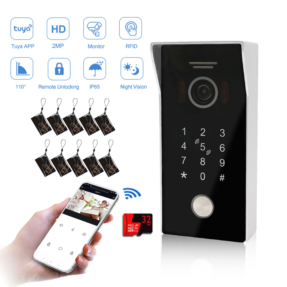 Outdoor Power Outlet Wifi - Tuya Smart Wifi Video Doorbell 1080P