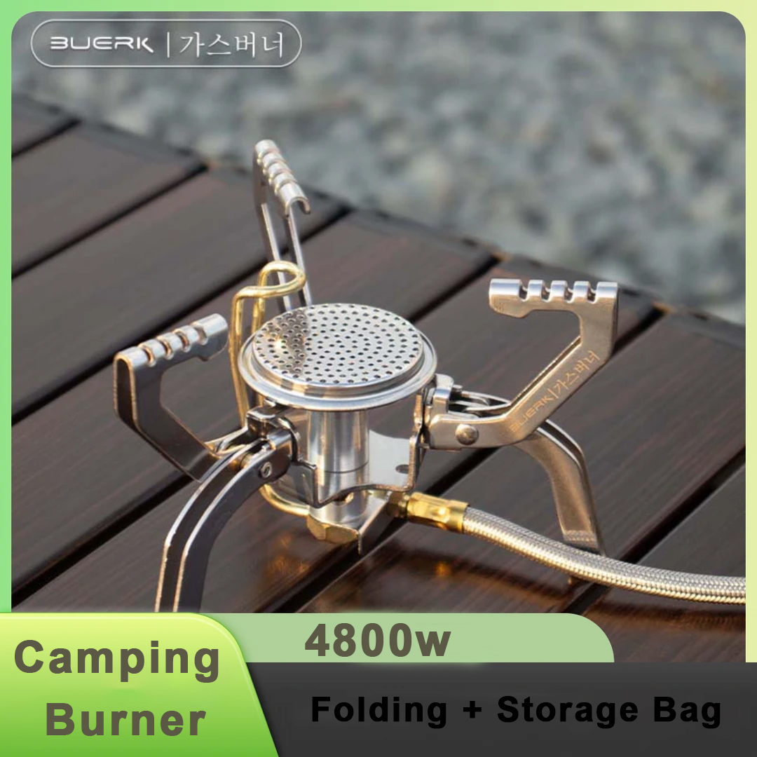 Outdoor Power Equipment Brands - BUERK 4800W Camping Burner Powerful Gas