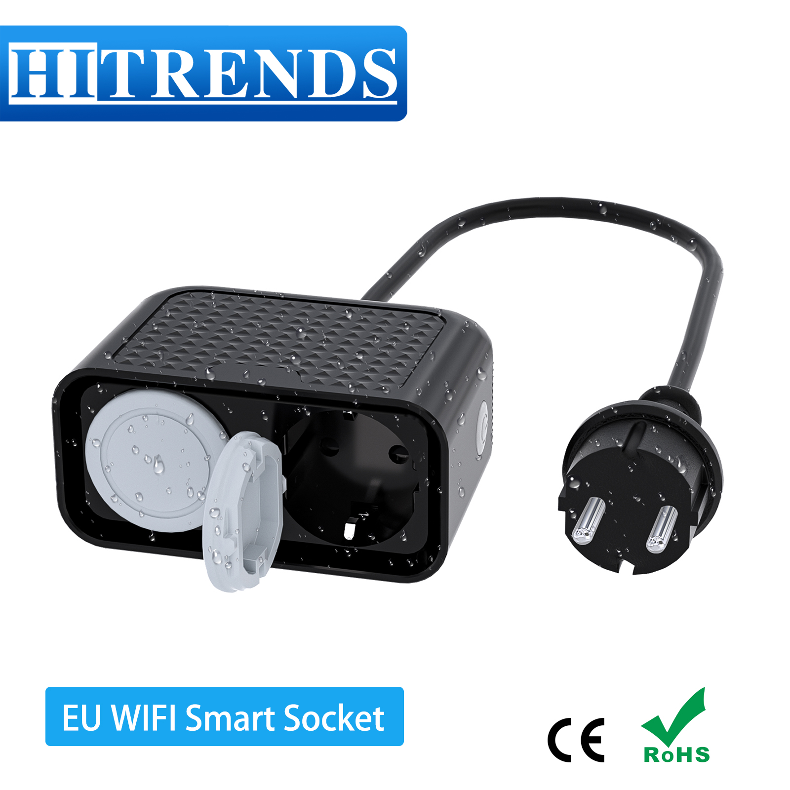 Outdoor Power Outlet Wifi - EU WIFI Smart Power Socket Outdoor
