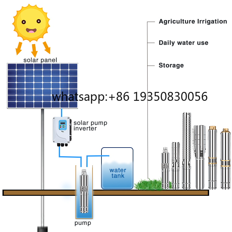 Solar Water Pumping System 10H - Water Pump Submersible ulasan dan harga