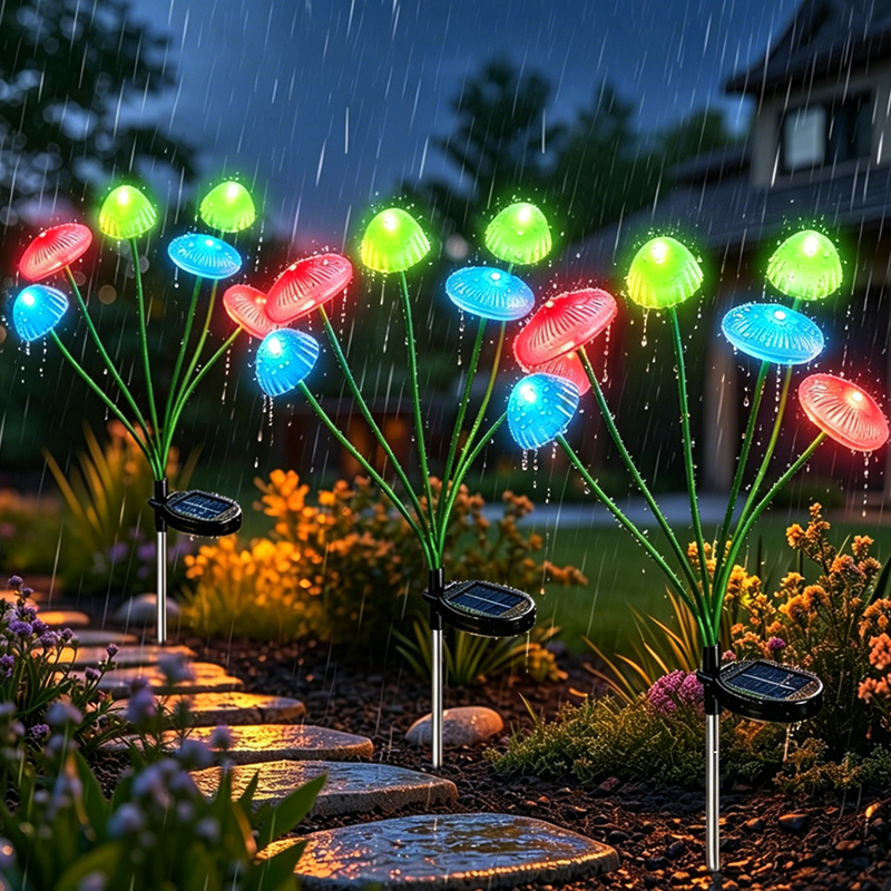 Solar Powered Outdoor LED Jell - Outdoor Yard Power Stake ulasan dan harga