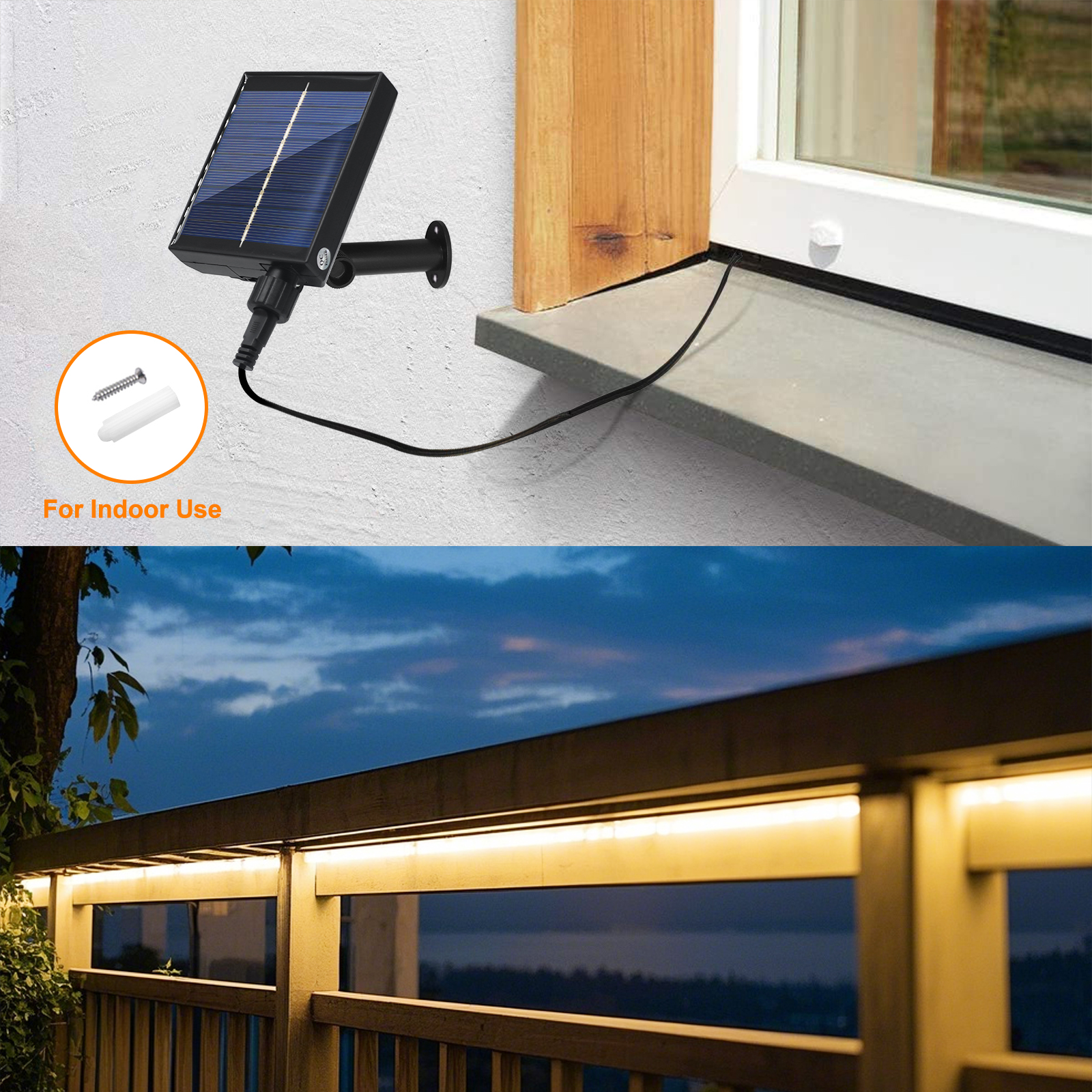 24V Solar LED Strip 2835 Dimma - Outdoor Power Strip ulasan dan harga