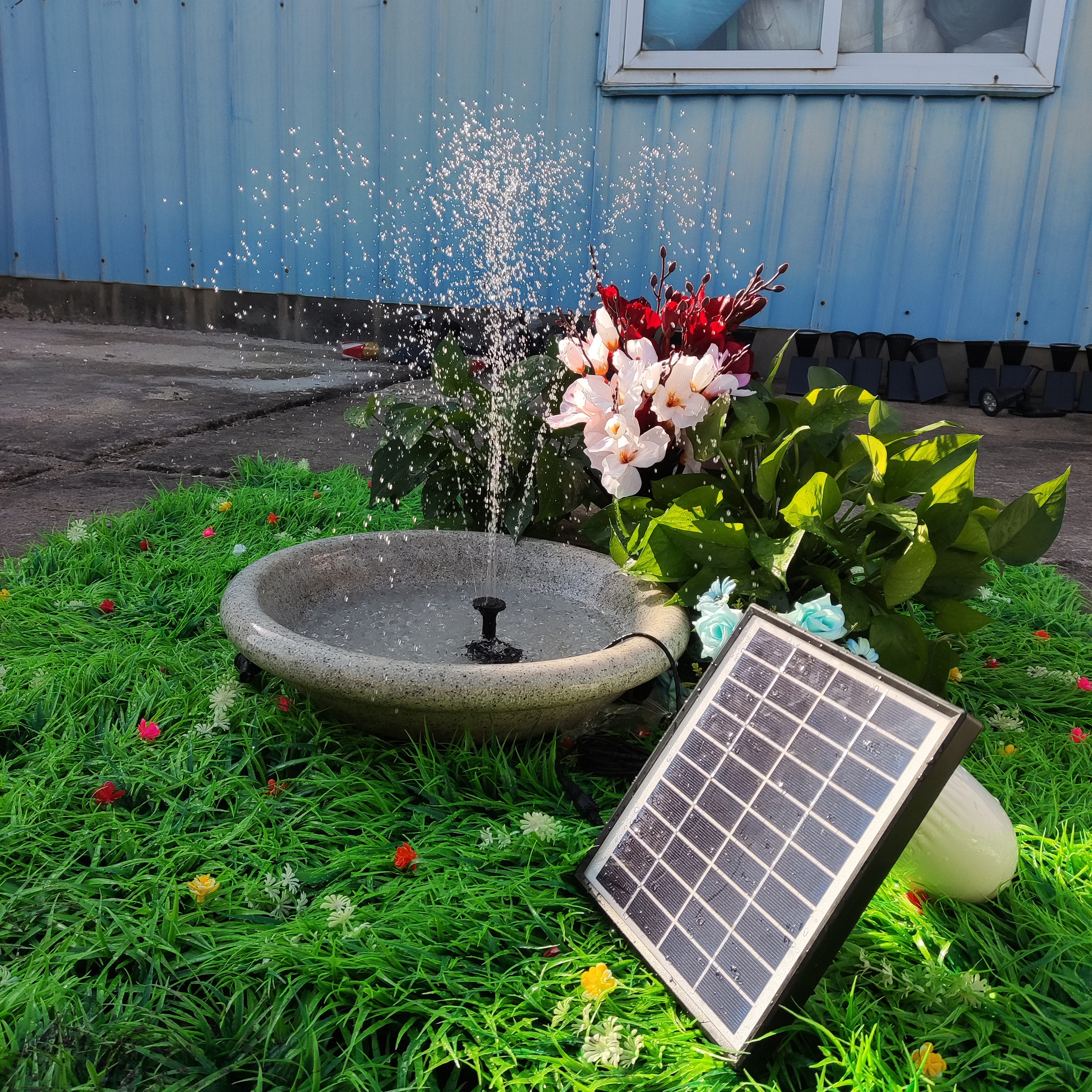 Solar Fountain, Solar Powered  - Water Pump Submersible ulasan dan harga