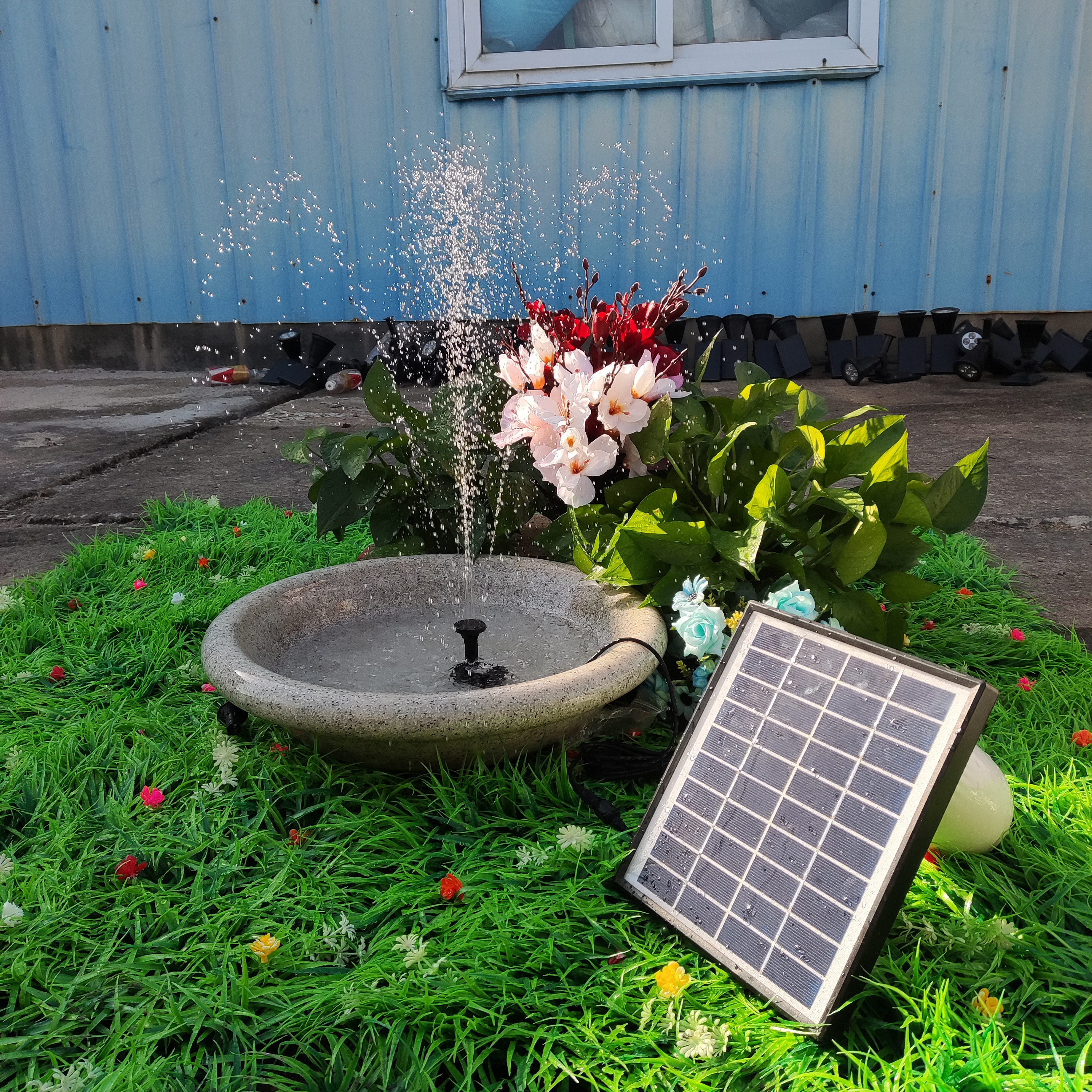 Solar Fountain, Solar Powered  - Water Pump Submersible ulasan dan harga