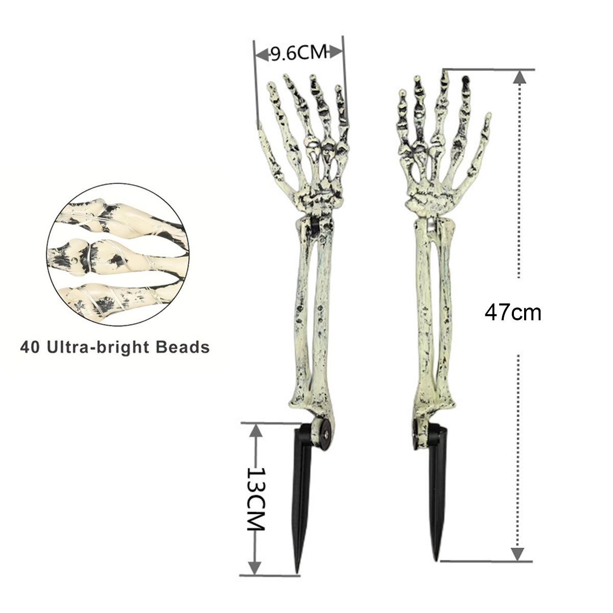 Pop Solar Ghost Hand Garden De - Outdoor Yard Power Stake ulasan dan harga