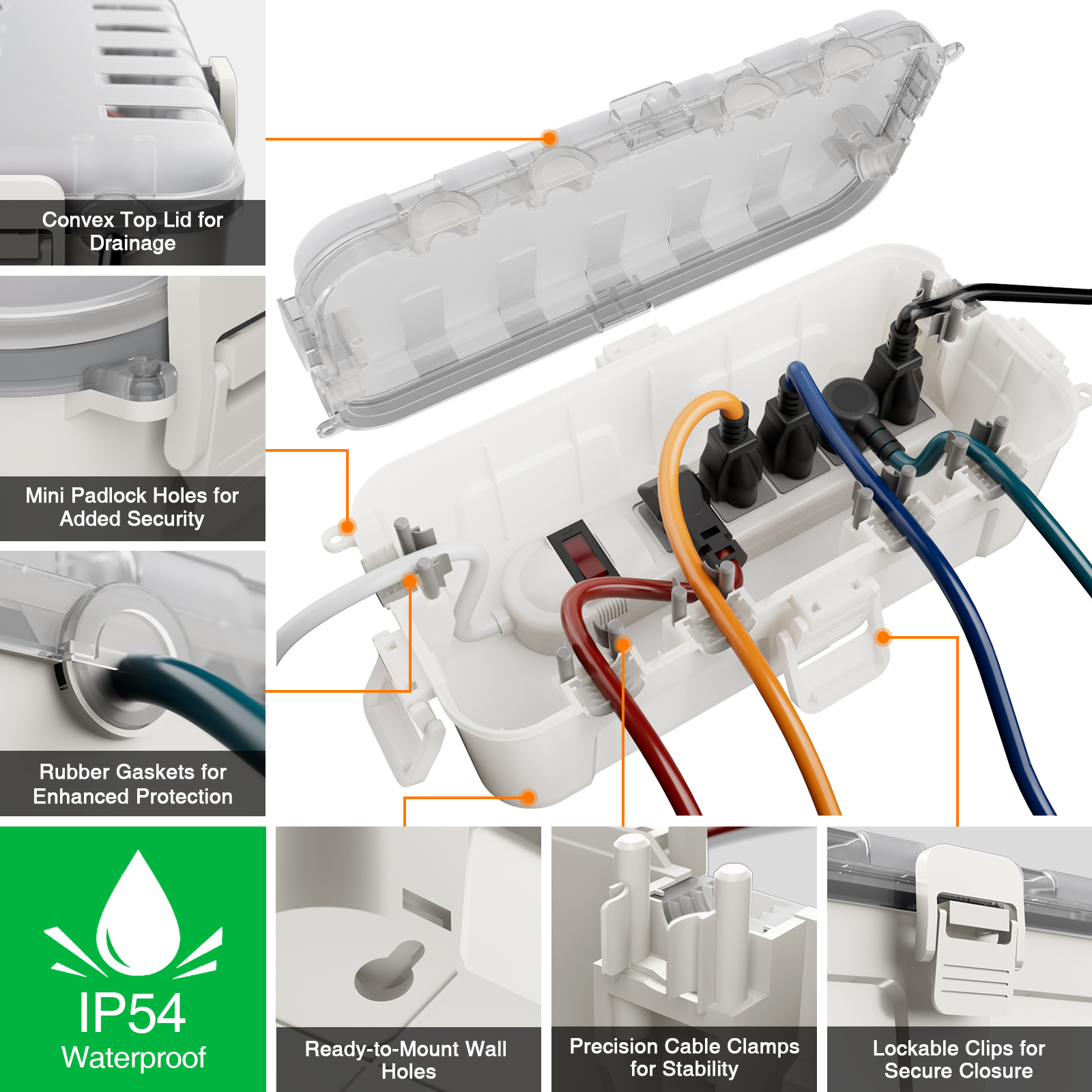 Waterproof Outdoor Electrical  - Outdoor Power With Timer ulasan dan harga