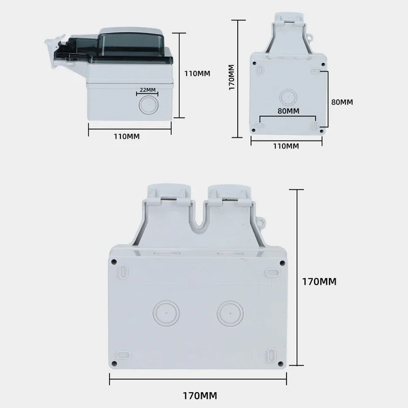 Tuya Power Socket IP66 Outdoor - Outdoor Power Outlet Wifi ulasan dan harga