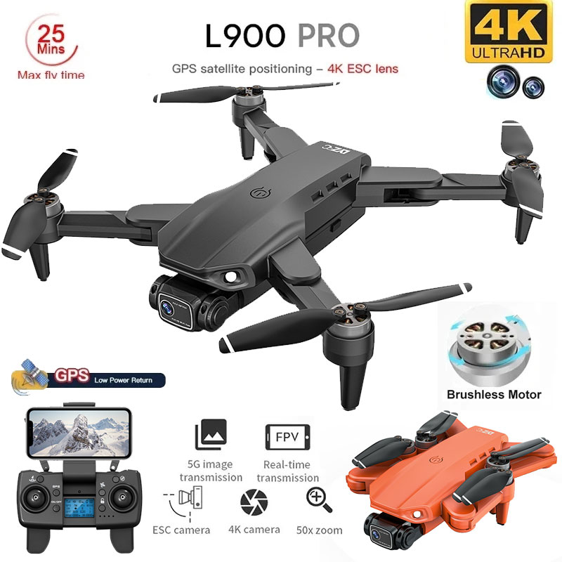 L900 Pro GPS Drone 4K Professi - Outdoor Power Box ulasan dan harga