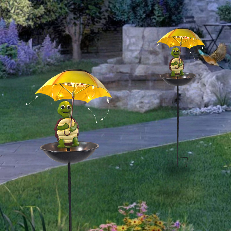Solar-Powered Bird Feeder Ligh - Outdoor Yard Power Stake ulasan dan harga