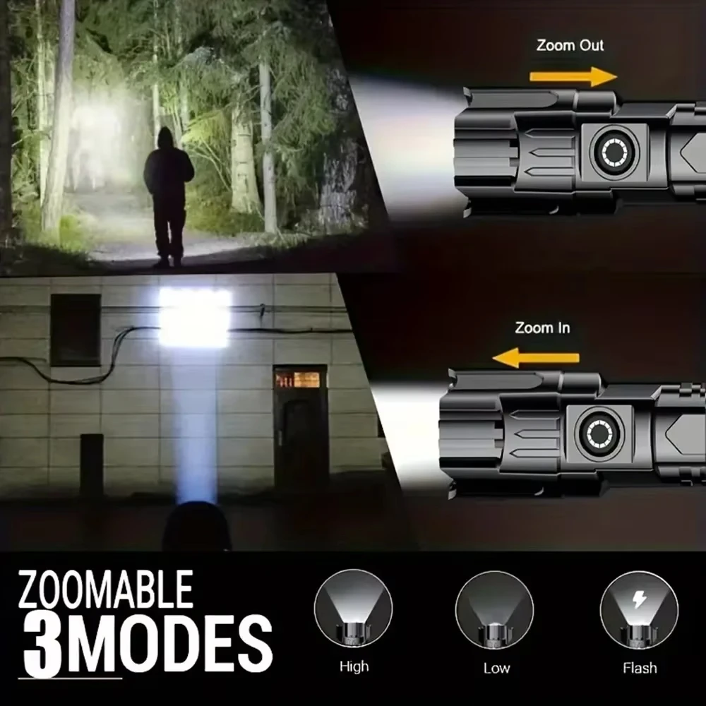 Super Bright LED Flashlight US - Outdoor Power Supply ulasan dan harga