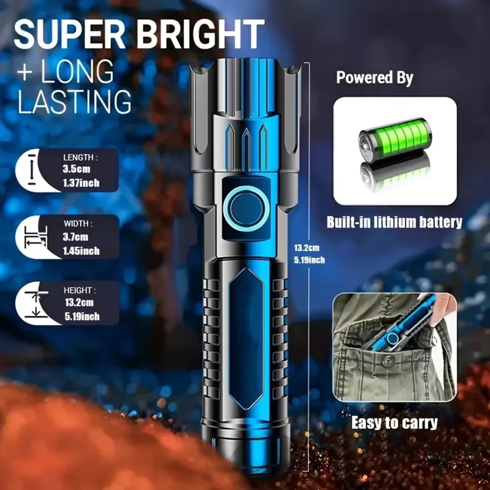 Super Bright LED Flashlight US - Outdoor Power Supply ulasan dan harga