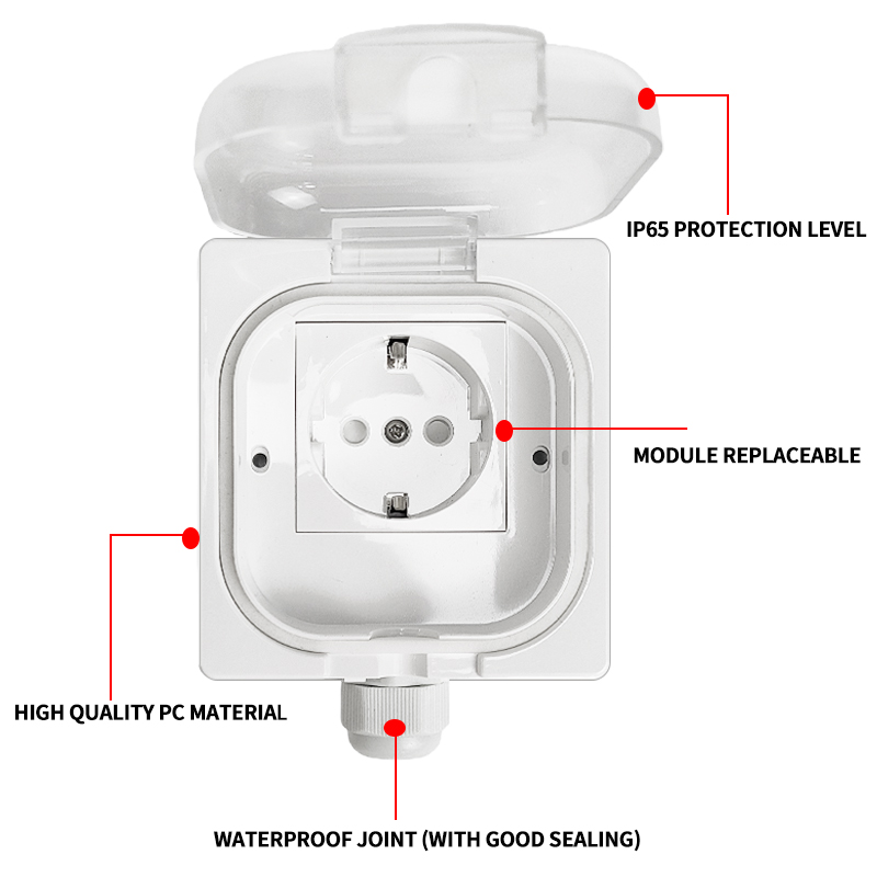 IP65 Waterproof Surface-Mount  - Outdoor Power Box ulasan dan harga