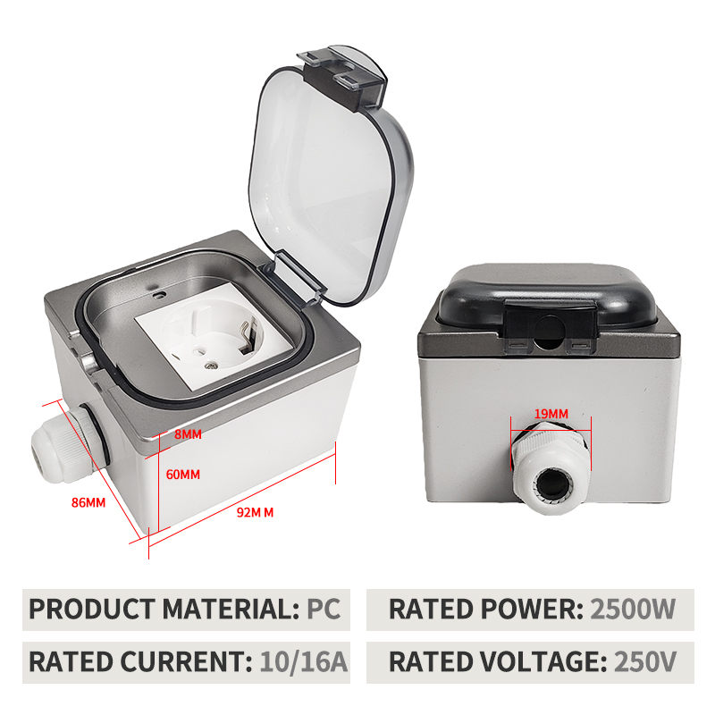 IP65 Waterproof Surface-Mount  - Outdoor Power Box ulasan dan harga
