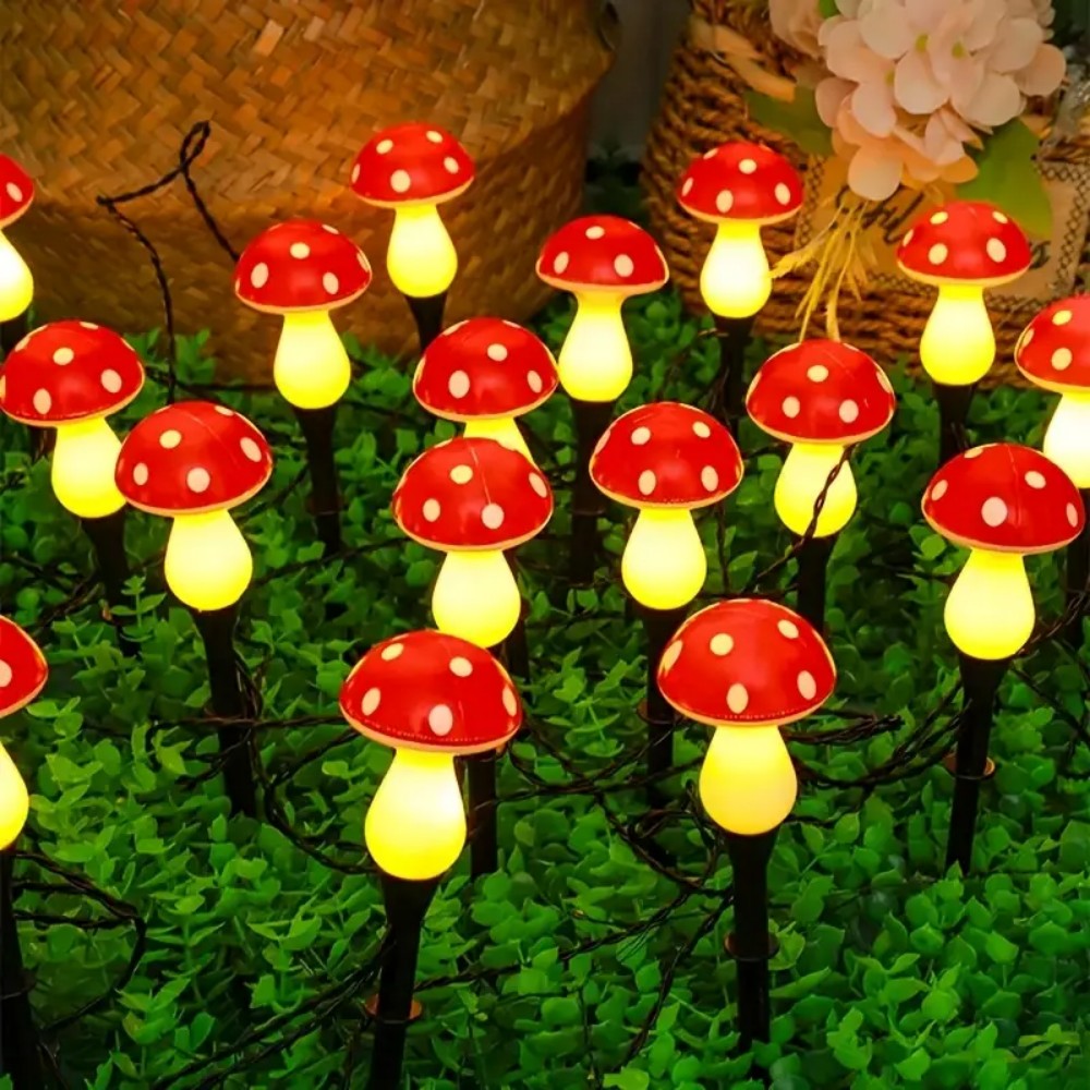 5M10LED/8M20LED Solar Powered  - Outdoor Yard Power Stake ulasan dan harga