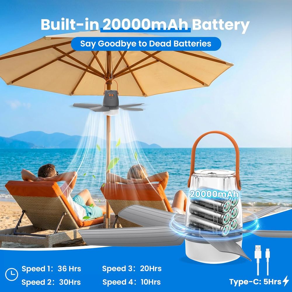 Battery-Powered Outdoor Ceilin - Outdoor Power For Gazebo ulasan dan harga