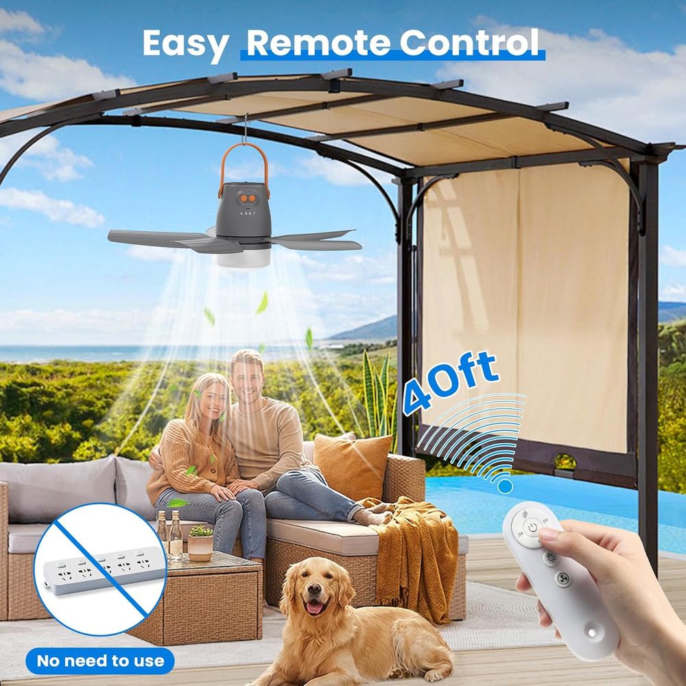 Battery-Powered Outdoor Ceilin - Outdoor Power For Gazebo ulasan dan harga