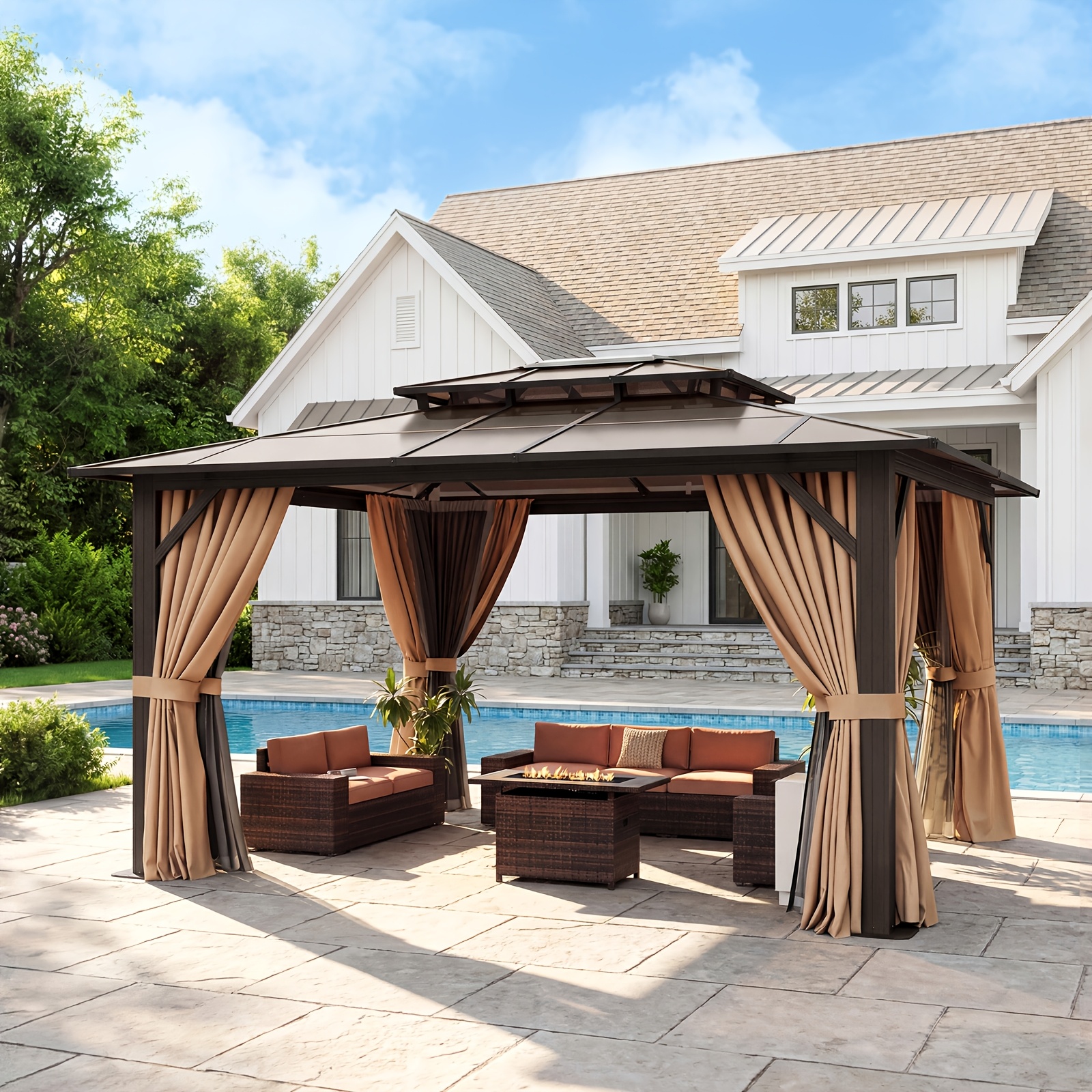 20'x13'/16'x12'/12'x10' Hardto - Outdoor Power For Gazebo ulasan dan harga