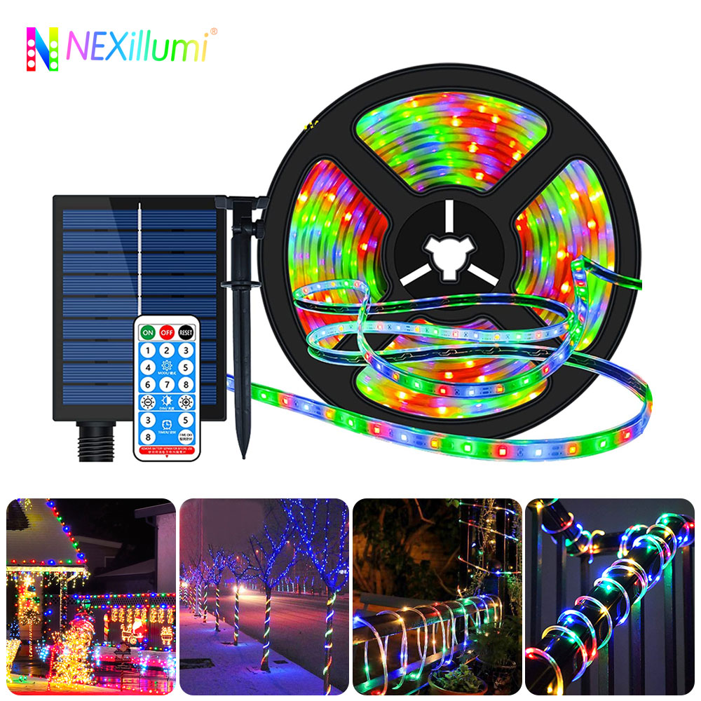 Solar LED Strip Lights Outdoor - Outdoor Power Strip ulasan dan harga
