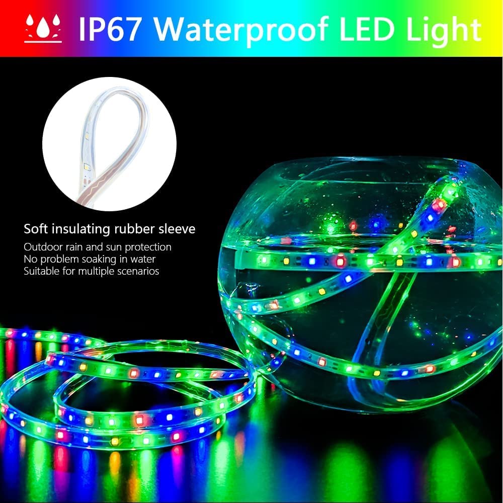 Solar LED Strip Lights Outdoor - Outdoor Power Strip ulasan dan harga