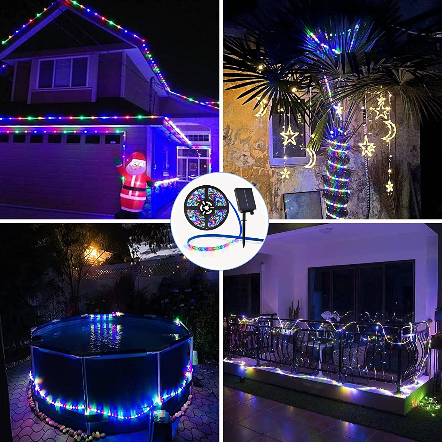 Solar LED Strip Lights Outdoor - Outdoor Power Strip ulasan dan harga