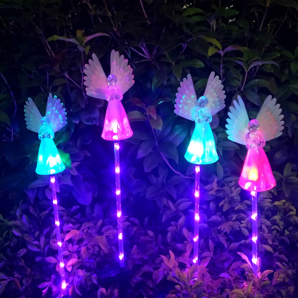 Solar Angel Stake Lights Solar - Outdoor Yard Power Stake ulasan dan harga