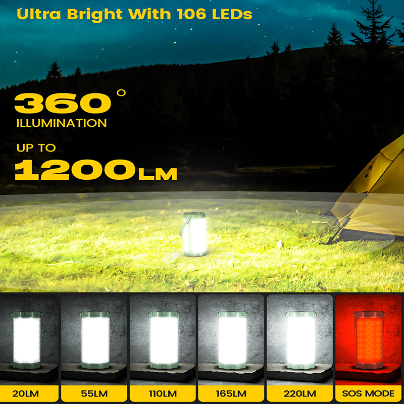 106LED Survival Camping Lanter - Outdoor Power Equipment Brands ulasan dan harga