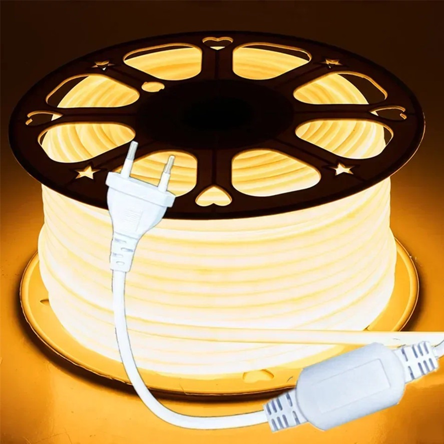 288LEDs/m COB LED Strip 220V D - Outdoor Power Strip ulasan dan harga