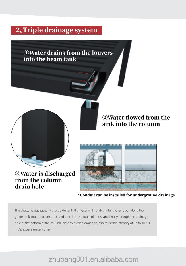 Luxury Modern Motorized Alumin - Outdoor Power For Gazebo ulasan dan harga