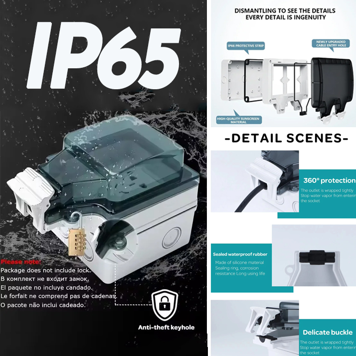 Italia / Chile Tuya Outdoor Wa - Outdoor Power Outlet Wifi ulasan dan harga