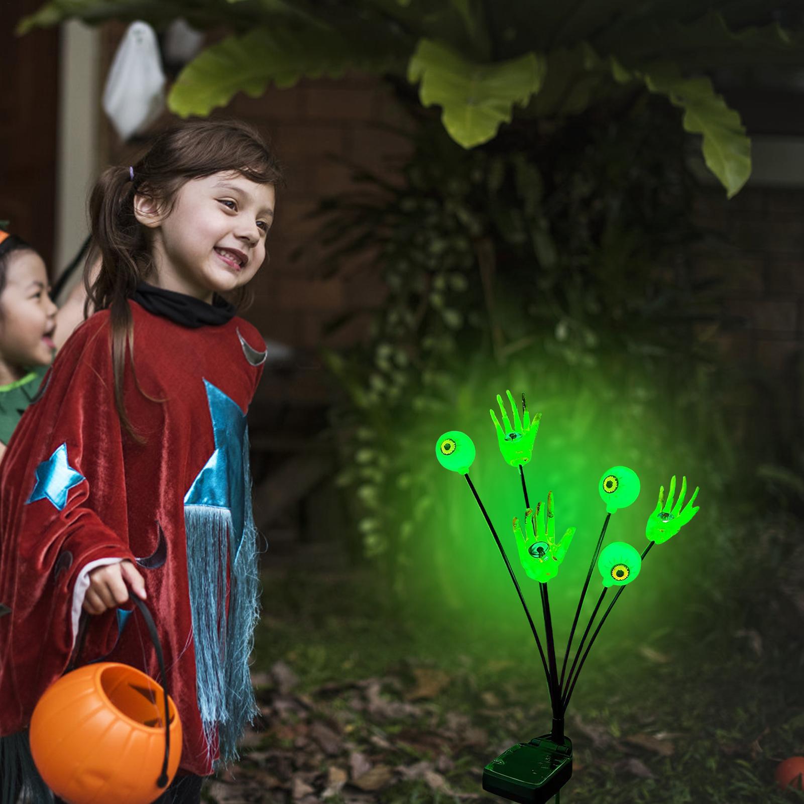 Hand Stake Lights Skeleton Han - Outdoor Yard Power Stake ulasan dan harga