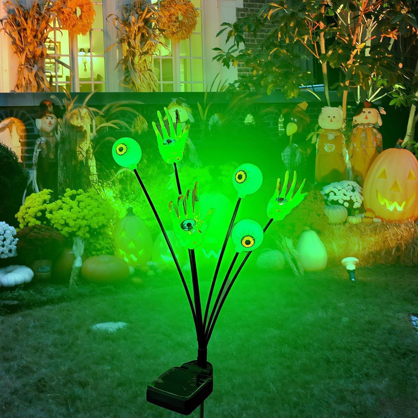 Hand Stake Lights Skeleton Han - Outdoor Yard Power Stake ulasan dan harga
