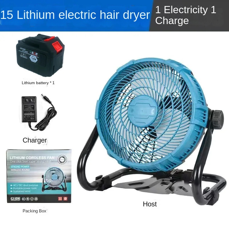 12-Inch Rechargeable Fan, High - Outdoor Power With Timer ulasan dan harga
