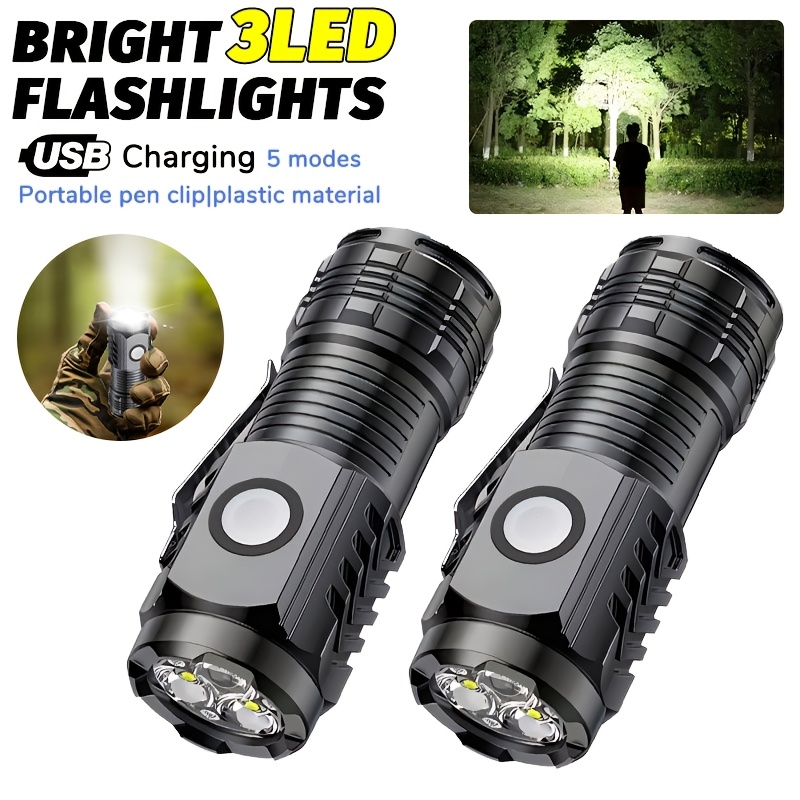 Portable Mini LED Handheld Fla - Outdoor Power Supply ulasan dan harga