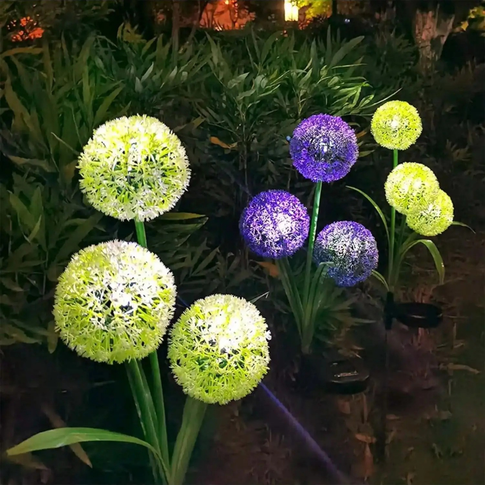 Outdoor Solar Dandelion Flower - Outdoor Yard Power Stake ulasan dan harga