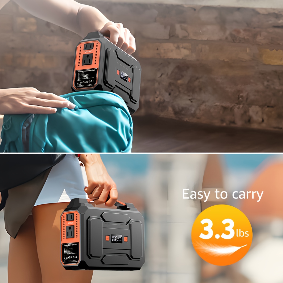 100W/300W Portable Power Stati - Outdoor Power Outlet Wifi ulasan dan harga