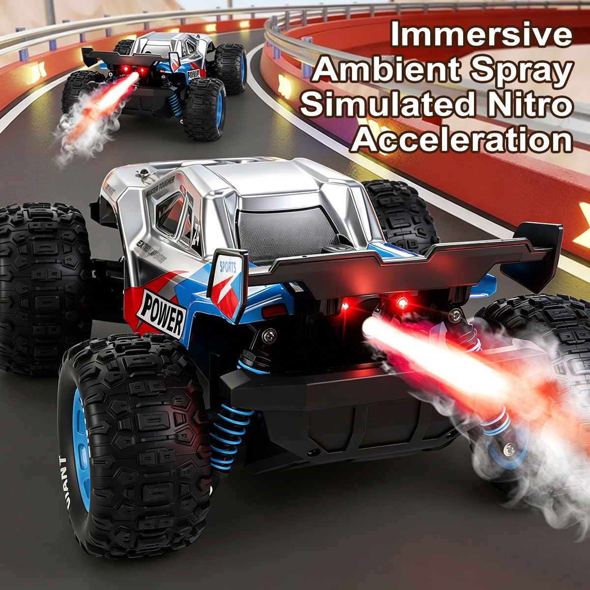 Spray Mini RC Cars 4×4 Buggy T - Outdoor Power Meter Bike ulasan dan harga