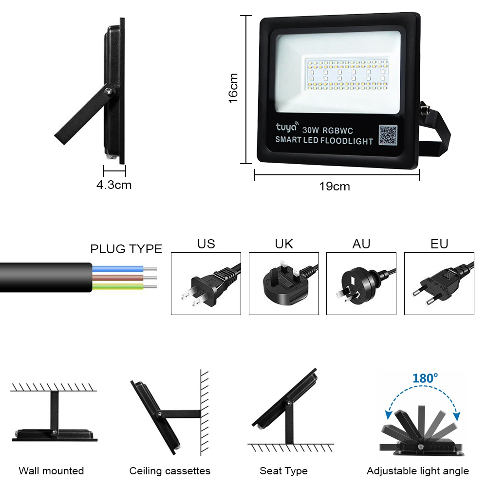 APP Tuya Smart WiFi Zigbee Blu - Outdoor Power Outlet Wifi ulasan dan harga