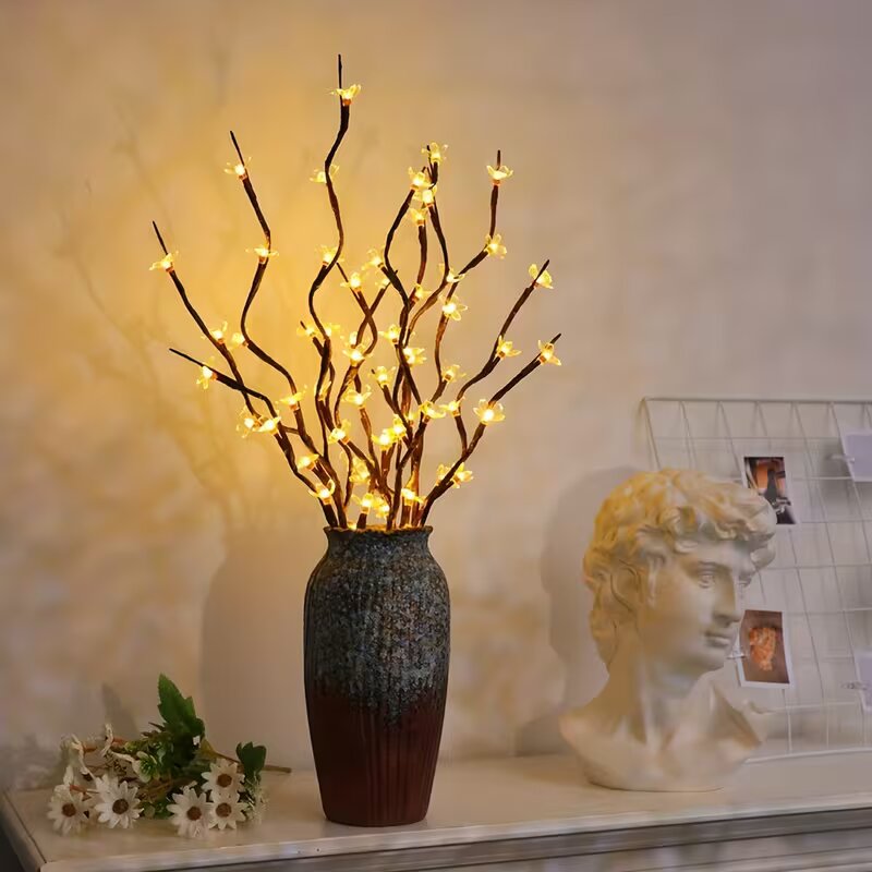 1/2PC 20LED Cherry Blossom Tre - Outdoor Power Supply ulasan dan harga