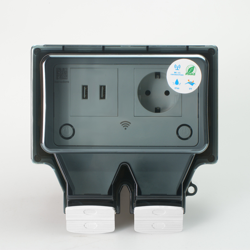 Avoir Tuya IP66 Waterproof Ele - Outdoor Power Outlet Wifi ulasan dan harga