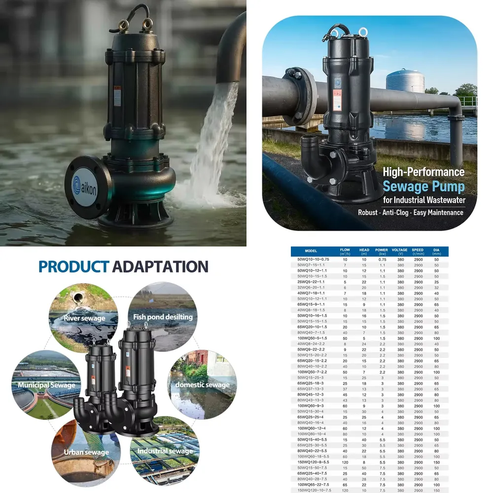 5 0.75 Kw Submersible Sewage P - Water Pump Submersible ulasan dan harga