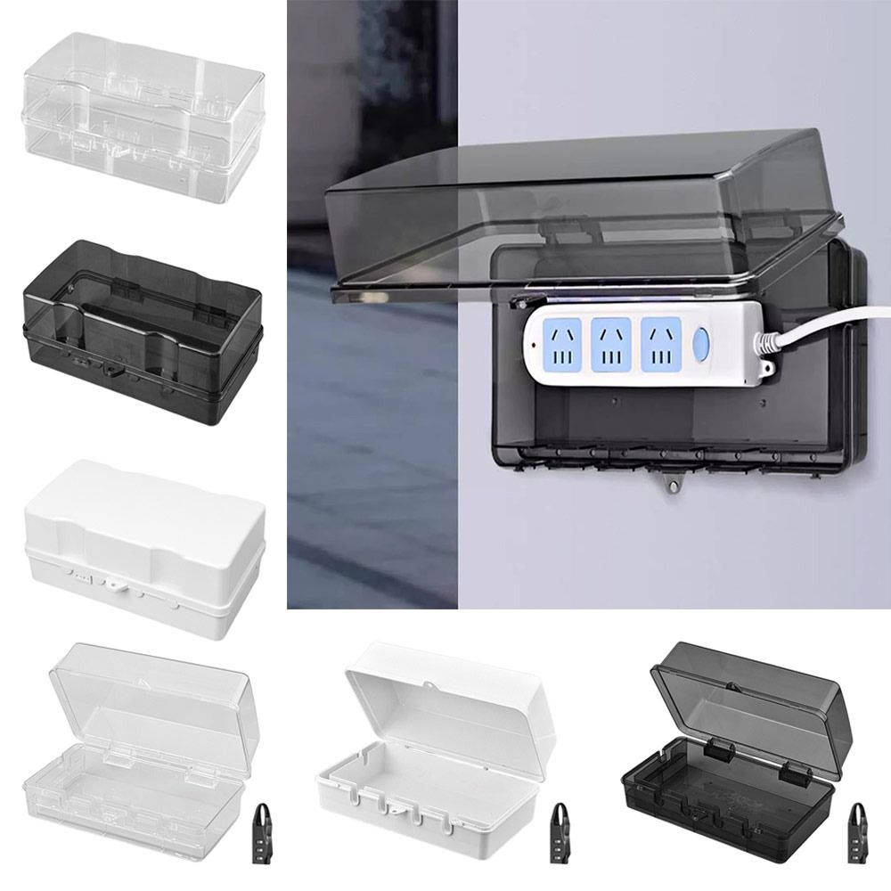 Portable Plastic Plug Box Anti - Outdoor Power Strip ulasan dan harga