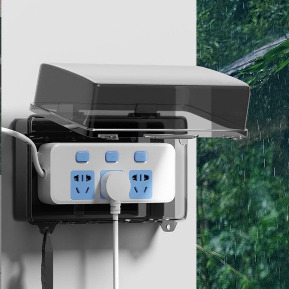Portable Plastic Plug Box Anti - Outdoor Power Strip ulasan dan harga