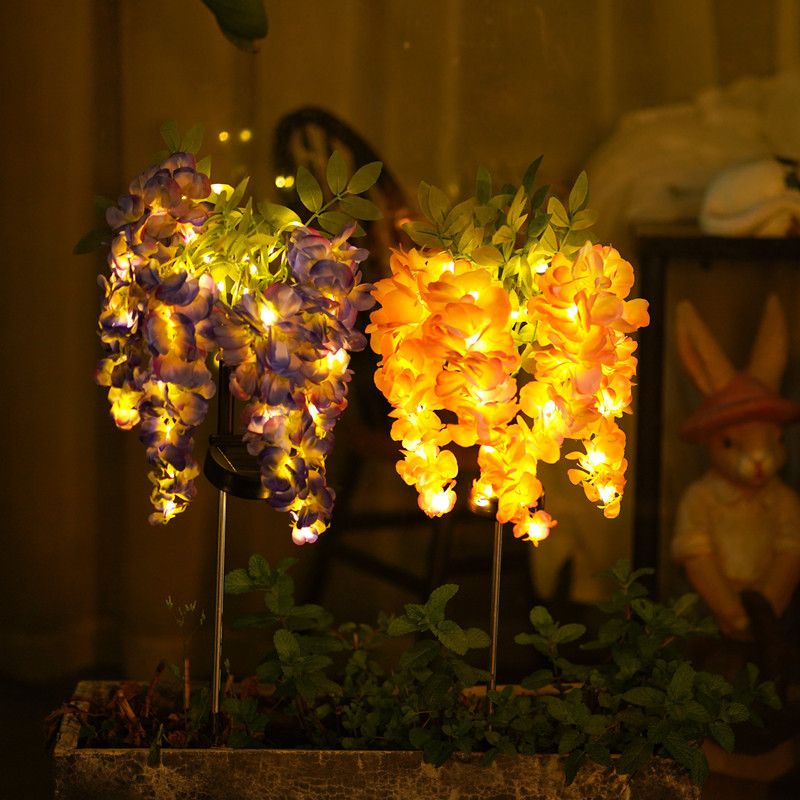 1PC Solar Powered Wisteria Sta - Outdoor Yard Power Stake ulasan dan harga