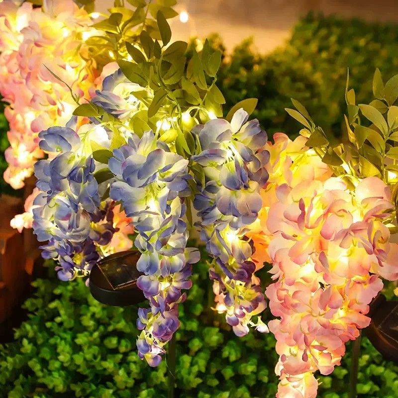 1PC Solar Powered Wisteria Sta - Outdoor Yard Power Stake ulasan dan harga