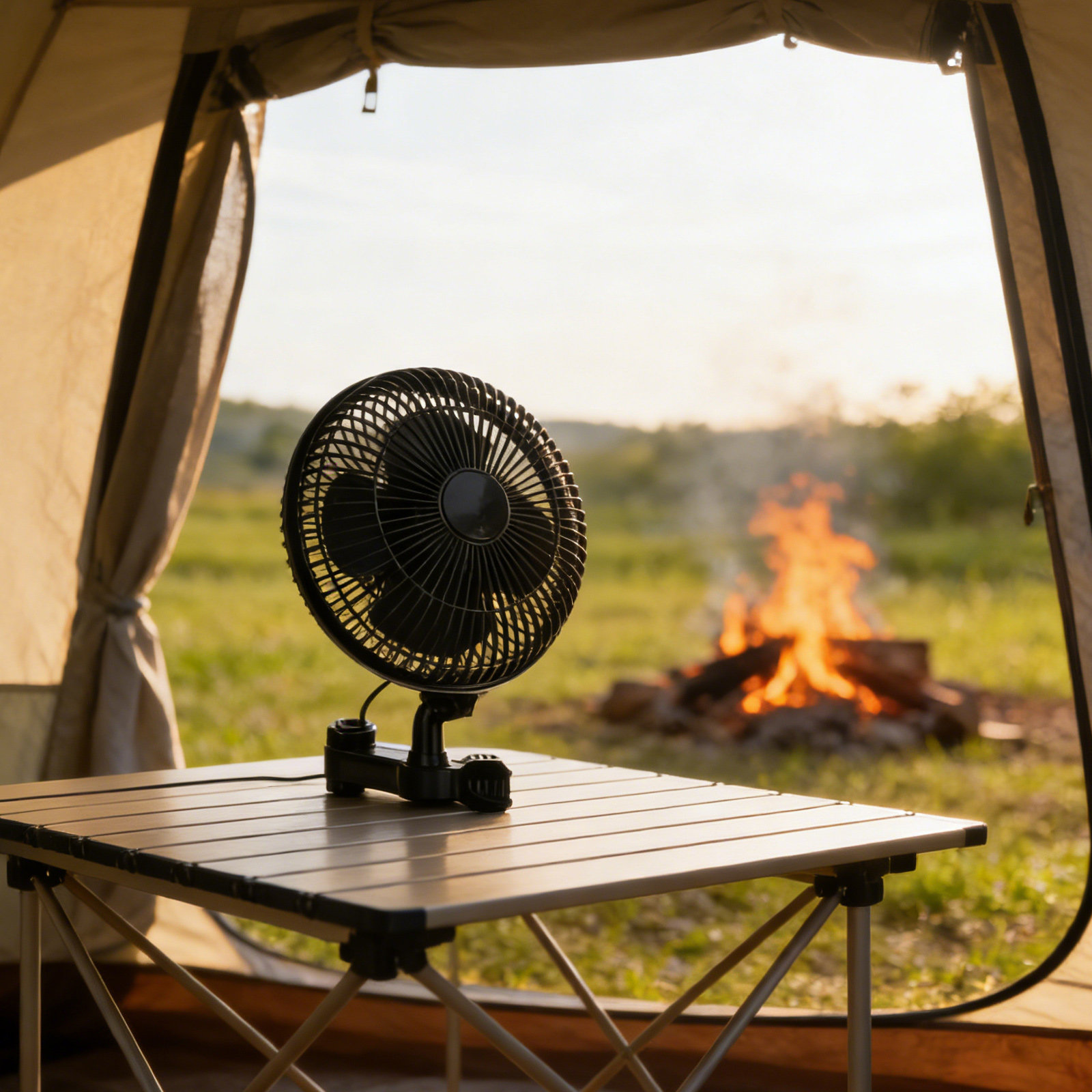 Portable Oscillating Camping F - Outdoor Power For Gazebo ulasan dan harga