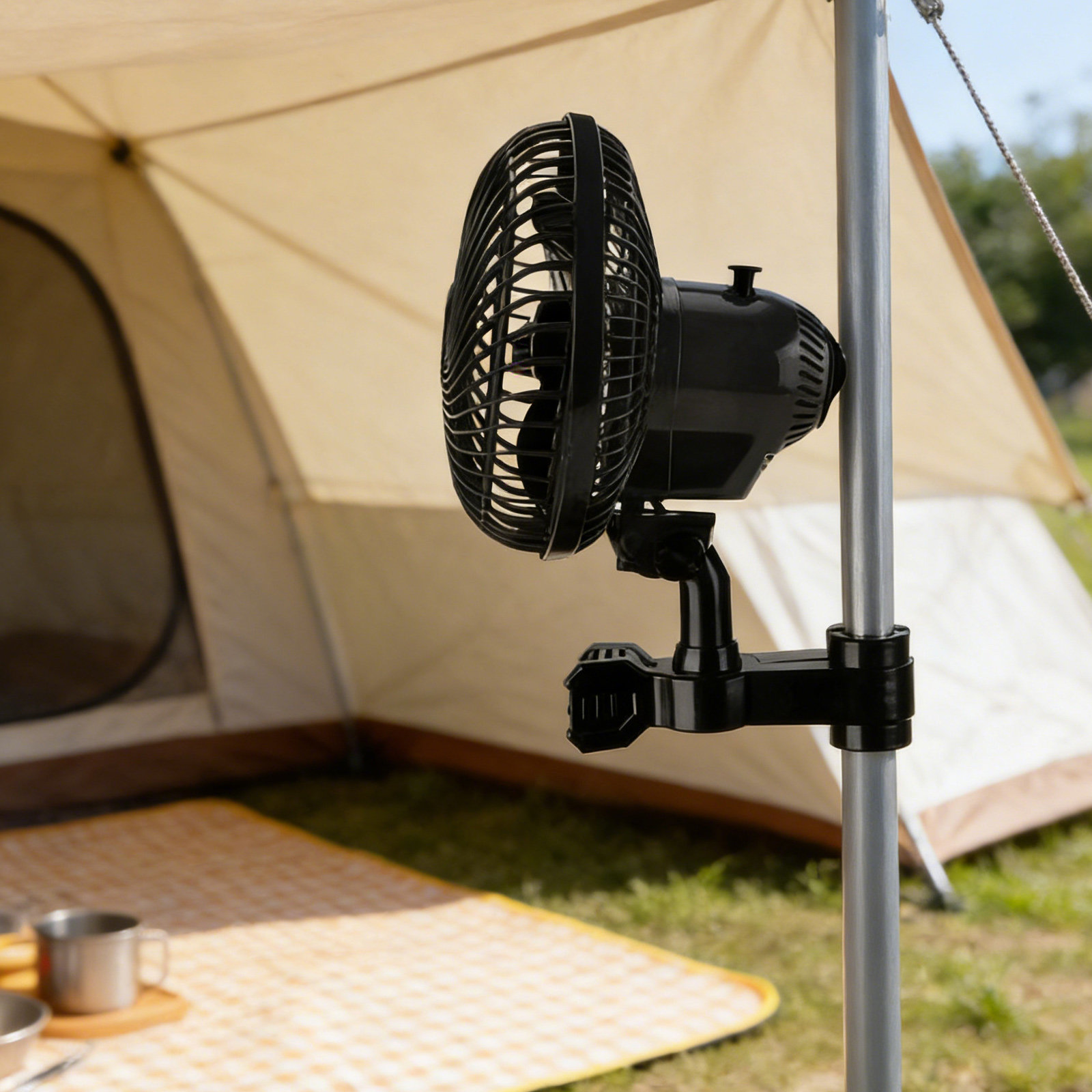 Portable Oscillating Camping F - Outdoor Power For Gazebo ulasan dan harga