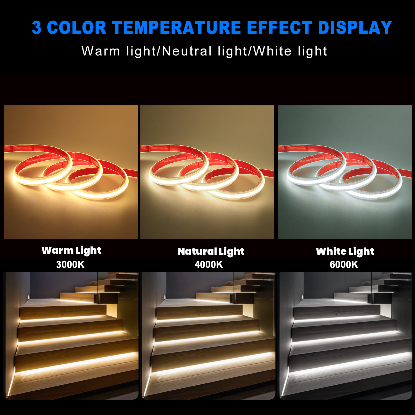 24V COB Strip IP68 Waterproof  - Outdoor Power Strip ulasan dan harga