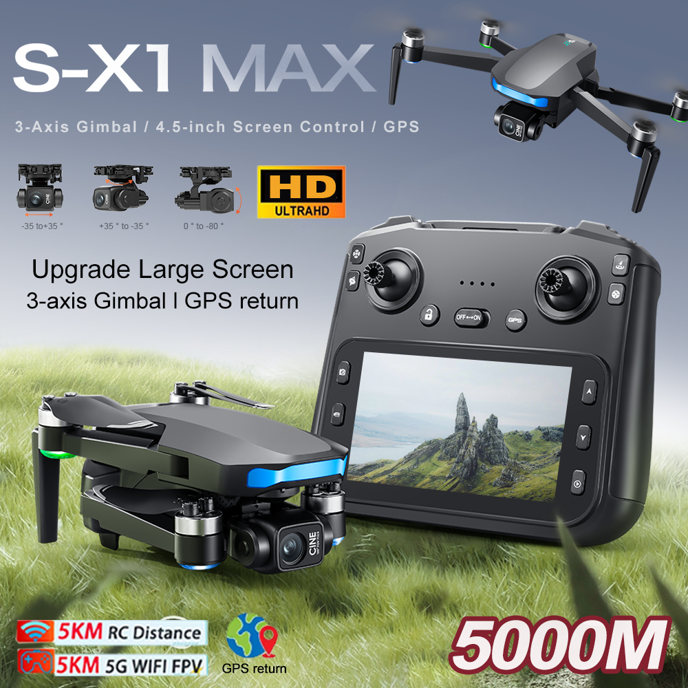 New S-X1 MAX Drone GPS 8K Prof - Outdoor Power Box ulasan dan harga