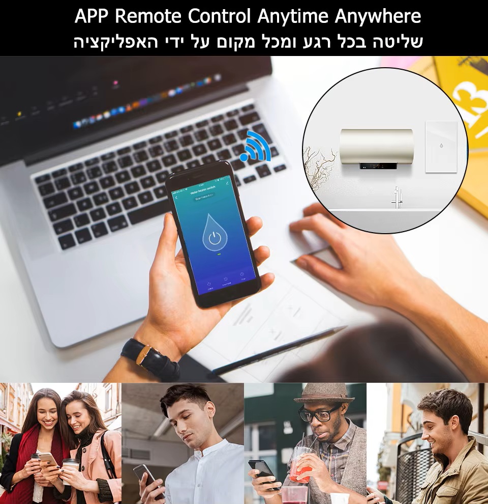 Wifi Boiler Smart Switch Water - Outdoor Power Outlet Wifi ulasan dan harga